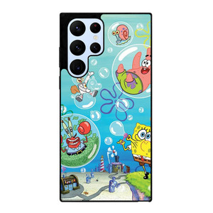SPONGEBOB AND FRIENDS BUBBLES Samsung Galaxy S22 Ultra Case Cover SPONGEBOB AND FRIENDS BUBBLES Samsung Galaxy S22 Ultra Case Cover