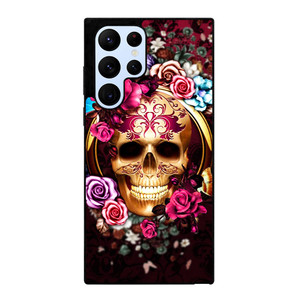 SUGAR SKULL FLOWER 2 Samsung Galaxy S22 Ultra Case Cover SUGAR SKULL FLOWER 2 Samsung Galaxy S22 Ultra Case Cover