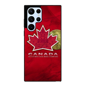 TEAM CANADA HOCKEY LOGO MARBLE Samsung Galaxy S22 Ultra Case Cover