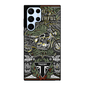 TRIUMPH MOTORCYCLE POSTER Samsung Galaxy S22 Ultra Case Cover