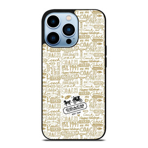 COACH NEW YORK COLLAGE iPhone 13 Pro Max Case Cover COACH NEW YORK COLLAGE iPhone 13 Pro Max Case Cover