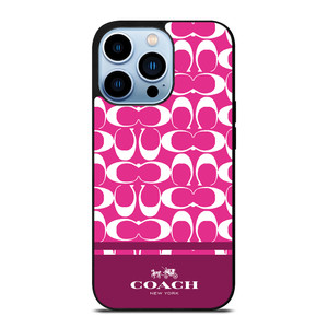 COACH PINK NEW YORK iPhone 13 Pro Max Case Cover