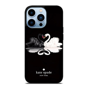 KATE SPADE BLACK WHITE SWAN iPhone 13 Pro Max Case Cover