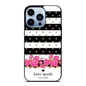KATE SPADE NEW YORK FLORAL POLKADOTS iPhone 13 Pro Max Case Cover KATE SPADE NEW YORK FLORAL POLKADOTS iPhone 13 Pro Max Case Cover
