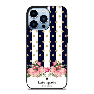 KATE SPADE NEW YORK POLKADOTS FLORAL iPhone 13 Pro Max Case Cover KATE SPADE NEW YORK POLKADOTS FLORAL iPhone 13 Pro Max Case Cover
