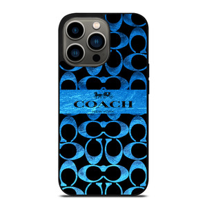 COACH NEW YORK BLUE 2 iPhone 13 Pro Case Cover