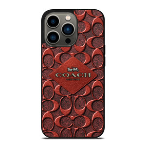 COACH NEW YORK BROWN 2 iPhone 13 Pro Case Cover