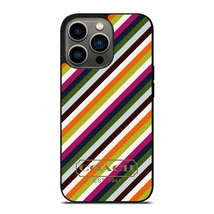 COACH NEW YORK RAINBOW iPhone 13 Pro Case Cover
