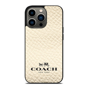 COACH NEW YORK WHITE iPhone 13 Pro Case Cover