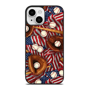 AMERICAN BASEBALL ABSTRACT iPhone 13 Mini Case Cover AMERICAN BASEBALL ABSTRACT iPhone 13 Mini Case Cover