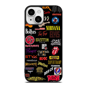 ALL CLASSIC ROCK BAND REVOLUTION LOGO iPhone 13 Mini Case Cover ALL CLASSIC ROCK BAND REVOLUTION LOGO iPhone 13 Mini Case Cover