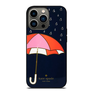 NAVY UMBRELLA KATE SPADE iPhone 13 Pro Case Cover