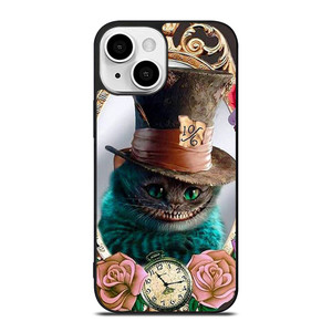 ALICE IN WONDERLAND CAT CUTE iPhone 13 Mini Case Cover
