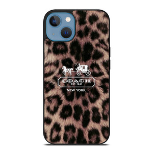 COACH NEW YORK LEOPARD iPhone 13 Case Cover COACH NEW YORK LEOPARD iPhone 13 Case Cover