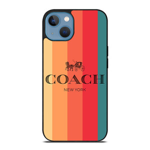 COACH NEW YORK STRIPES 2 iPhone 13 Case Cover COACH NEW YORK STRIPES 2 iPhone 13 Case Cover