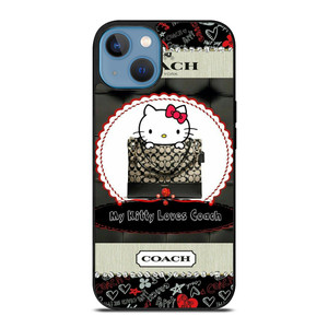 HELLO KITTY LOVES COACH iPhone 13 Case Cover HELLO KITTY LOVES COACH iPhone 13 Case Cover