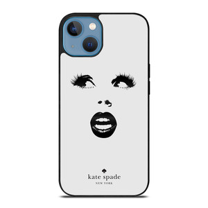 KATE SPADE BLACK WHITE FACE iPhone 13 Case Cover