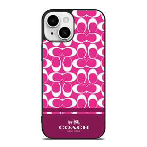 COACH PINK NEW YORK iPhone 13 Mini Case Cover