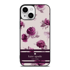 KATE SPADE FLORAL PURPLE iPhone 13 Mini Case Cover