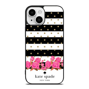 KATE SPADE NEW YORK FLORAL POLKADOTS iPhone 13 Mini Case Cover KATE SPADE NEW YORK FLORAL POLKADOTS iPhone 13 Mini Case Cover