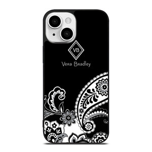 VERA BRADLEY BLACK AND WHITE iPhone 13 Mini Case Cover VERA BRADLEY BLACK AND WHITE iPhone 13 Mini Case Cover