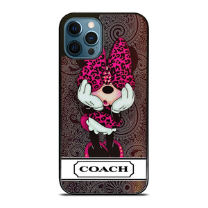 COACH NEW YORK MINNIE MOUSE CUTE iPhone 12 Pro Max Case Cover