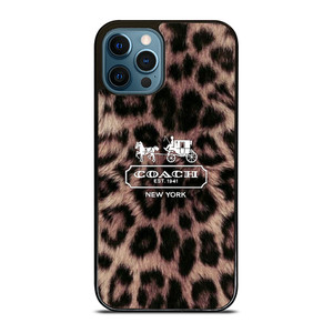 COACH NEW YORK LEOPARD iPhone 12 Pro Max Case Cover