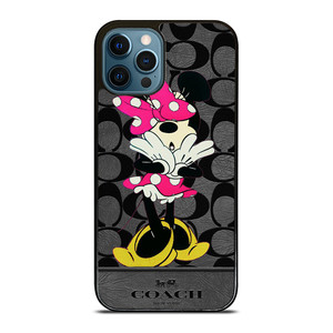 COACH NEW YORK MINNIE MOUSE iPhone 12 Pro Max Case Cover COACH NEW YORK MINNIE MOUSE iPhone 12 Pro Max Case Cover