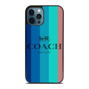 COACH NEW YORK STRIPES iPhone 12 Pro Max Case Cover