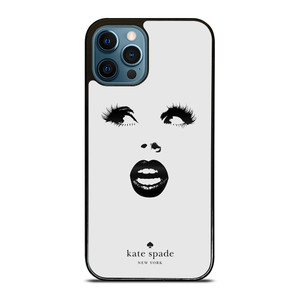 KATE SPADE BLACK WHITE FACE iPhone 12 Pro Max Case Cover