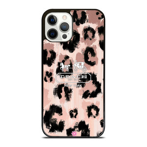 COACH NEW YORK LEOPARD SKIN iPhone 12 Pro Case Cover