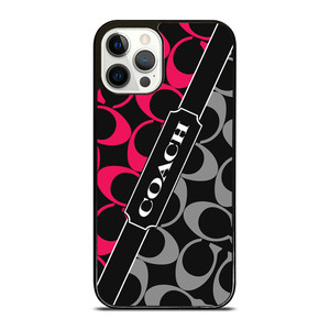 COACH NEW YORK RED WHITE iPhone 12 Pro Case Cover