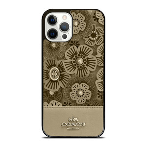 COACH NEW YORK TEA ROSE 2 iPhone 12 Pro Case Cover
