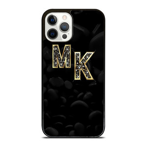 MICHAEL KORS MK GOLD LOGO iPhone 12 Pro Case Cover