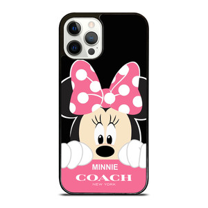 MINNIE MOUSE PINK COACH NEW YORK iPhone 12 Pro Case Cover MINNIE MOUSE PINK COACH NEW YORK iPhone 12 Pro Case Cover