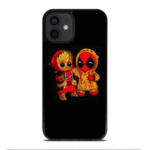 BABY DEADPOOL AND GROOOT iPhone 12 Mini Case Cover BABY DEADPOOL AND GROOOT iPhone 12 Mini Case Cover