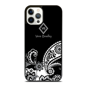 VERA BRADLEY BLACK AND WHITE iPhone 12 Pro Case Cover VERA BRADLEY BLACK AND WHITE iPhone 12 Pro Case Cover