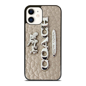 COACH LOGO GLOWING TEXTURE iPhone 12 Case Cover