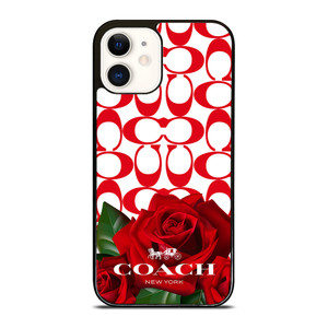 COACH NEW YORK FLOWER 4 iPhone 12 Case Cover