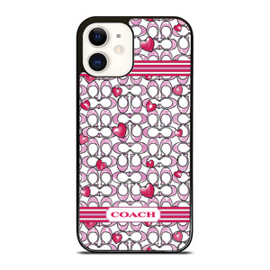 COACH NEW YORK LOVE iPhone 12 Case Cover COACH NEW YORK LOVE iPhone 12 Case Cover