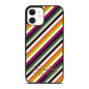 COACH NEW YORK RAINBOW iPhone 12 Case Cover