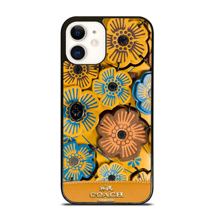 COACH NEW YORK ROSE TEA iPhone 12 Case Cover COACH NEW YORK ROSE TEA iPhone 12 Case Cover