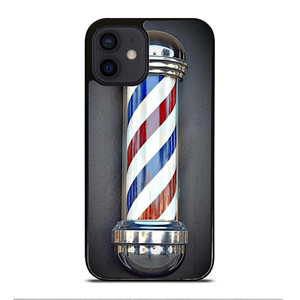 BARBER POLE HAIR CUT SYMBOL iPhone 12 Mini Case Cover BARBER POLE HAIR CUT SYMBOL iPhone 12 Mini Case Cover