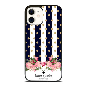KATE SPADE NEW YORK POLKADOTS FLORAL iPhone 12 Case Cover