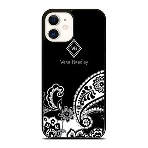 VERA BRADLEY BLACK AND WHITE iPhone 12 Case Cover