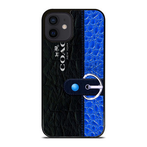 COACH BAG BLUE iPhone 12 Mini Case Cover COACH BAG BLUE iPhone 12 Mini Case Cover
