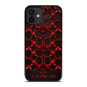 COACH NEW YORK CARBON iPhone 12 Mini Case Cover COACH NEW YORK CARBON iPhone 12 Mini Case Cover