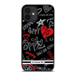 COACH NEW YORK POPPY iPhone 12 Mini Case Cover COACH NEW YORK POPPY iPhone 12 Mini Case Cover
