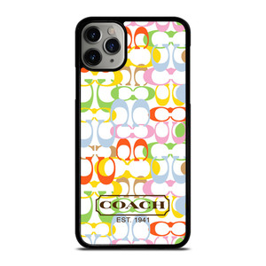 COACH NEW YORK COLORFUL iPhone 11 Pro Max Case Cover