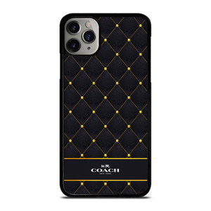 COACH NEW YORK GOLD PATTERN iPhone 11 Pro Max Case Cover